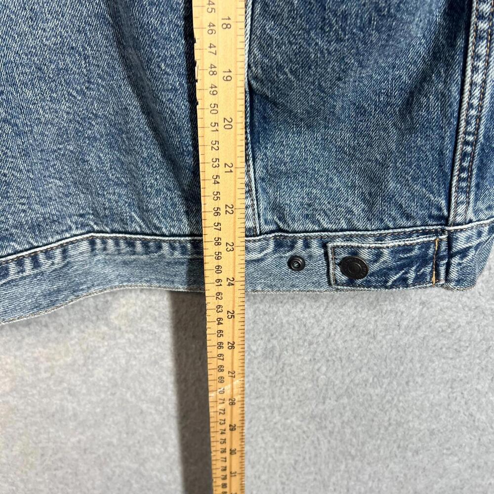 American Eagle Offline by Aerie Fleece Lined Denim Jean Jacket Women's M EUC - Picture 10 of 11